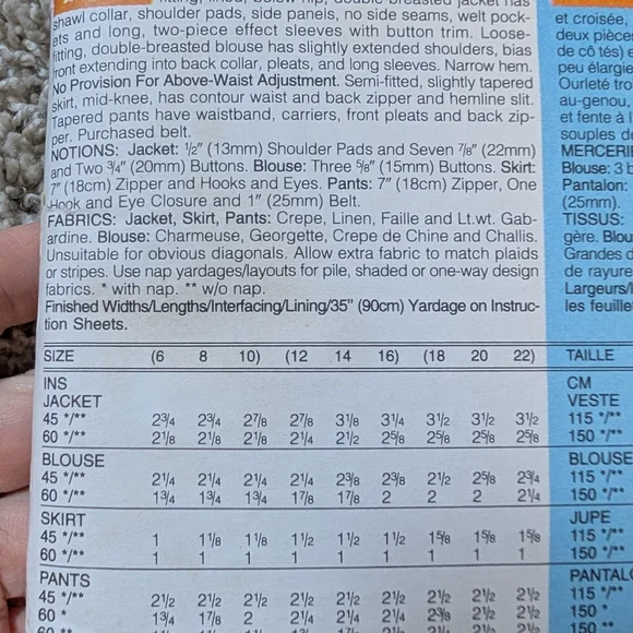 Butterick Pattern - Picture 4 of 4